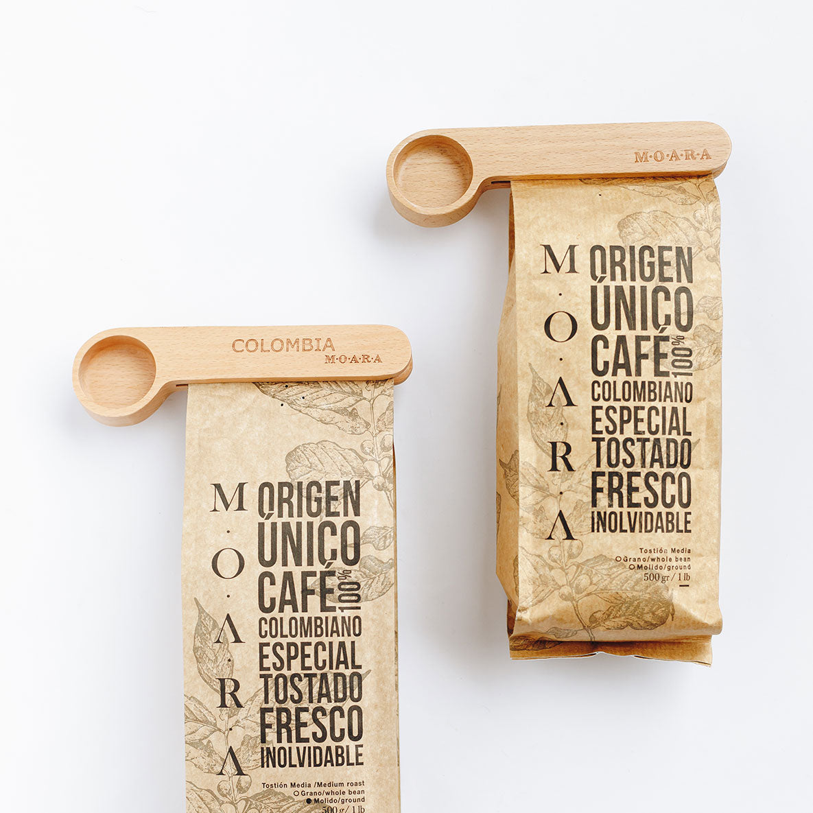 Café Artesanal + Cuchara madera.